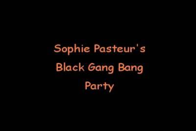 Sophie Pasteur's Black Gang Bang Party - icpvid.com - France