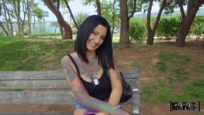 Adel Asanty - Tattooed Mature Gets Fucked In Suburbia - hotmovs.com