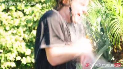 Maya - Is Bemusing Herself & Mans Cock Outside With Robby Echo And Maya Bijou - hotmovs.com