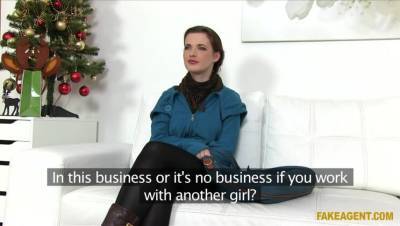 James Brossman - Cute Brunette Naughty XXXmas Fuck - porntry.com