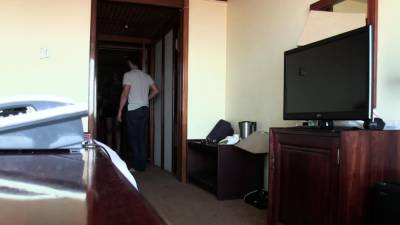 Busty black BBW fucked by lucky white guy - icpvid.com