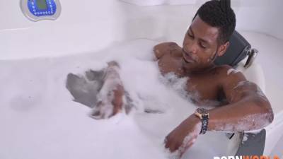 Finnish Floozie Kanuski Has An Interracial Slam In The Bathroom - hotmovs.com - Finland