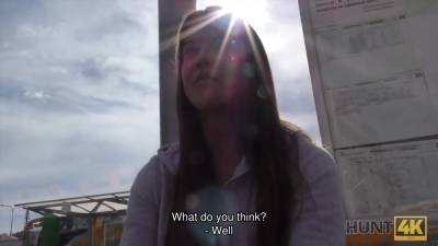 Gentleman Finds Poor Girl On Bus Station And Bangs Her Hard - hclips.com