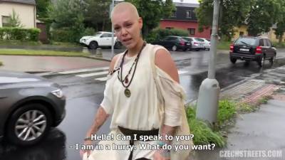 Baldhead And Hairless Pussy Rebel Punk Girl Outdoor Sex - hotmovs.com