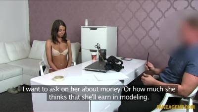 Anxious 19 Year Old Earns Good Money To Ride Agent's Big Cock - porntry.com