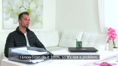 Horny New Agent Loves Stud's Cock - veryfreeporn.com