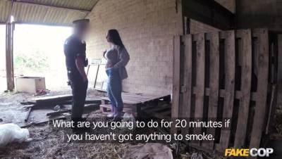 Farmer's Slut Fucks Cop's Truncheon - veryfreeporn.com