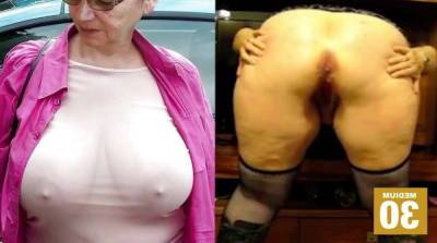 Huge Granny Tits, Jerk Off Challenge To The Beat #6 - sunporno.com