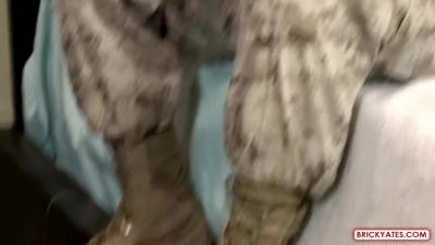 Marine Takes 3 Cumshots - hclips.com