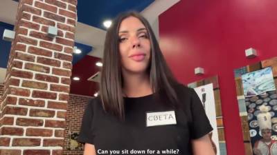 Risky Sex In A Cafe With A Waitress - upornia.com