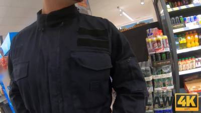 LAW4k. Chick has mouth and cunt annihilated and jizzed in interrogation room - hotmovs.com - Czech Republic