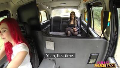 Busty Babes in Backseat Orgasms - veryfreeporn.com