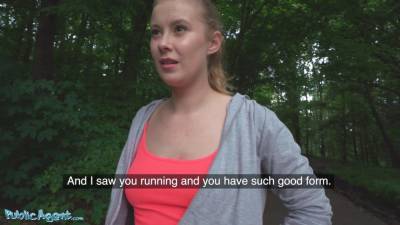 Public agent casey the runner in narrow leggings nailed - sexu.com