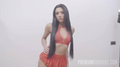 PremiumBukkake - Adelle Sabelle swallows 54 huge mouthful cumshots - hotmovs.com