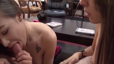 Sayra Von And Ariel Rose In Take Turns Sucking Lloyd Platinums Cock - hclips.com