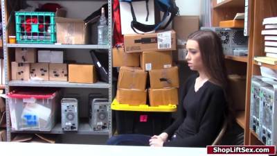 Skinny Shoplifter Banged By Officer - hclips.com