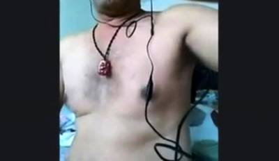 Chinese daddy shows off his big toy (no cum) - icpvid.com - China