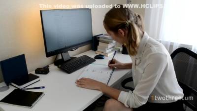 1twothreecum - Romantic Boyfriend Surprised Schoolgirl - hclips.com