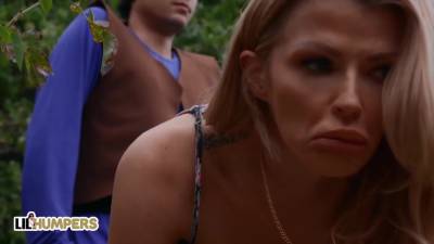 Joslyn James - Sexy Babe Lawn Gnome Comes To Life With Joslyn James - upornia.com