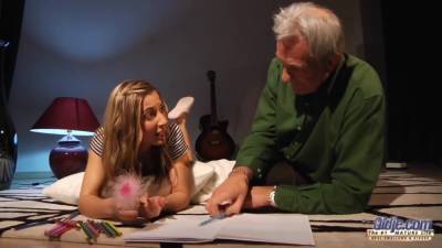 Teaching English With Celine Doll - upornia.com - Britain