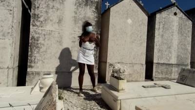 Went To The Public Cemetery And Ended With Cum In My Ass - hclips.com