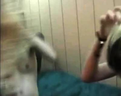 Claudia - Claudia Odenweller, Katja Bruening und zwei Gurken - nvdvid.com - Germany