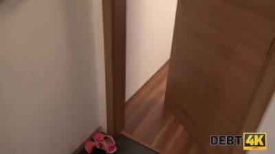 Muscled Man Bangs Young Adorable Debtor Who Has No Job - hclips.com