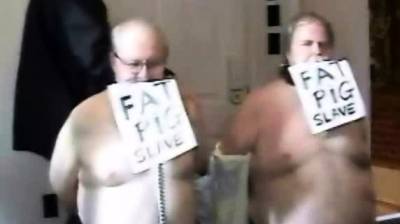 Fat Pig Slaves visits my Dungeon Room in Toronto, Canada - nvdvid.com - Canada