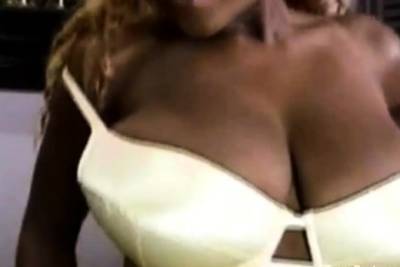 Busty Amateur Sierra In Her Golden Bra - nvdvid.com