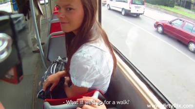 Teen Masha Fornicateed For Cash Near The Bus Stop - hotmovs.com