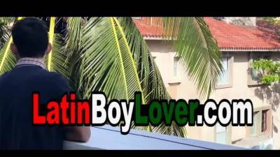 Hunk latin with big cock barebacking a skinny dude - nvdvid.com