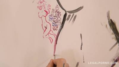 Alecia Fox - Petite schoolgirl Alecia Fox fucked balls deep by artist's thick boner GP705 - xxxfiles.com