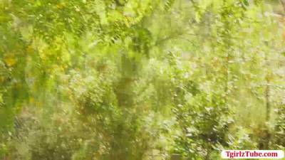 Horny Guy bangs TBabbe Jamie on the park - fetishpapa.com