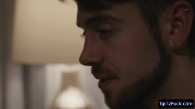 Bigassed ts model Eva Paradis sucks stepdad Dante COlles fat cock - fetishpapa.com