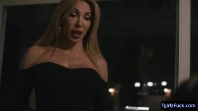 Bigassed ts model Eva Paradis sucks stepdad Dante COlles fat cock - fetishpapa.com