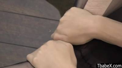 Handsome stud Chad Diamond blows TS Annabelle Lanes bigcock - fetishpapa.com - Chad