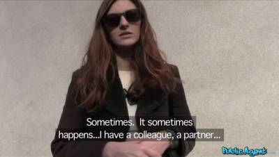 Horny redhead fucked hard outdoors - porntry.com