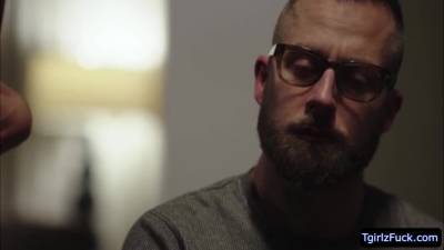 Horny shemale Eva Paradis intense anal penetration - fetishpapa.com