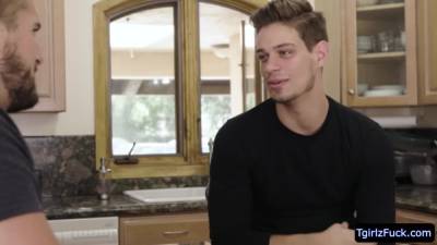 Blonde ts enchantress Kayleigh Coxx fleshy ass gets banged - fetishpapa.com