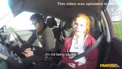 Ella Hughes - Pale-skinned Hottie With Fine Ass Fucks Ryan In The Car With Ryan Ryder And Ella Hughes - upornia.com