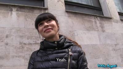 Shy Brunette Bent Over and Fucked - porntry.com