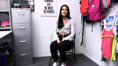 Small tits thief gets fucked in office - nvdvid.com