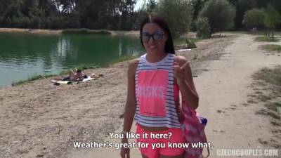 Eveline Dellai In Swingers At The Beach - hotmovs.com