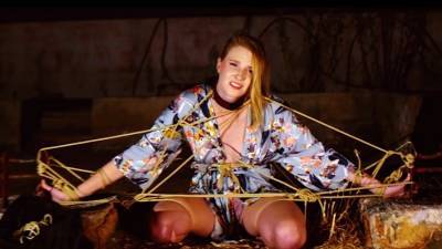 Tied up babe gets manhandled and nipples hurt - nvdvid.com