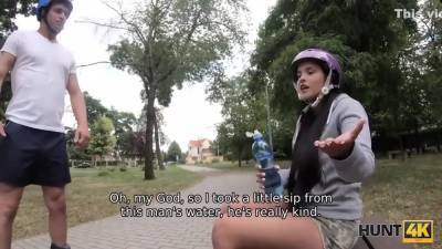 Boy Is Ready To Watch How His Tender Cutie Becomes Whore - hclips.com