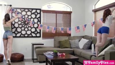 Does Stepbrother Have What It Takes To Take On Stepsister And Her Bff? - txxx.com