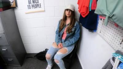 A security guard fingering and ass fucking teen shoplifter - nvdvid.com