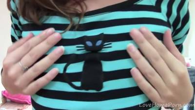 Kinky Brunette Goes Naked In Her Luxurious Flat - hclips.com