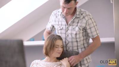 Marina Visconti - Marina Visconti And 18 Years Old - Busty Tits Girl Receives Spunk On Body After Sex Act - upornia.com - Czech Republic