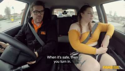 Ryan Ryder - Cute BBW crashes the car for REAL - veryfreeporn.com